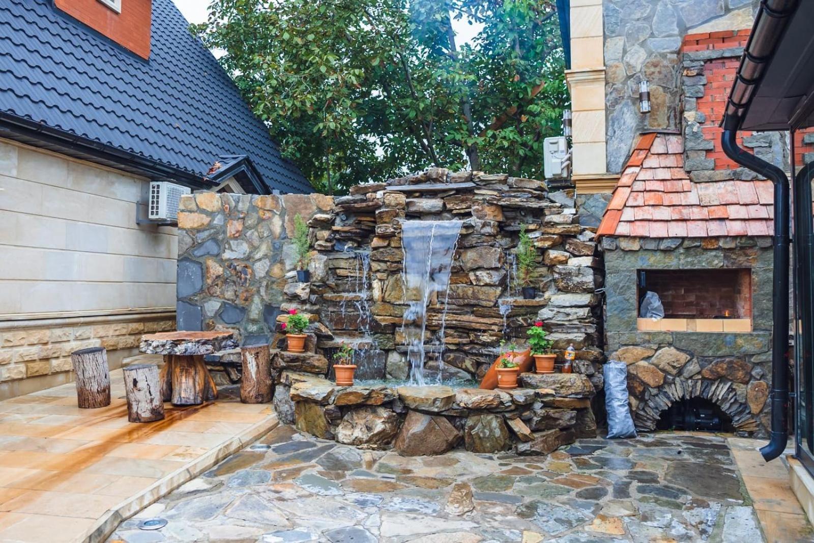 Viva Hotel Gabala With Outdoor Pool ,Sauna And Waterfall Eksteriør bilde